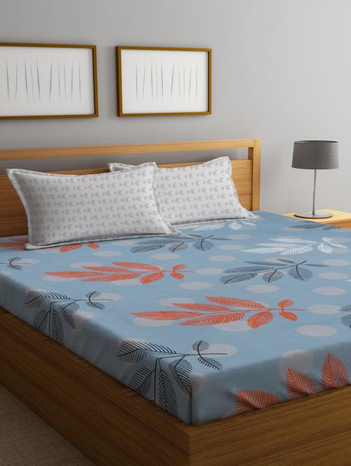 klotthe double bedsheet with 2 pillow covers - 20159917 - Very Small Image - 1
