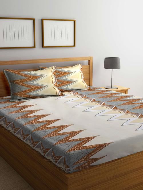 klotthe double bedsheet with 2 pillow covers - 20159933 - Very Small Image - 1
