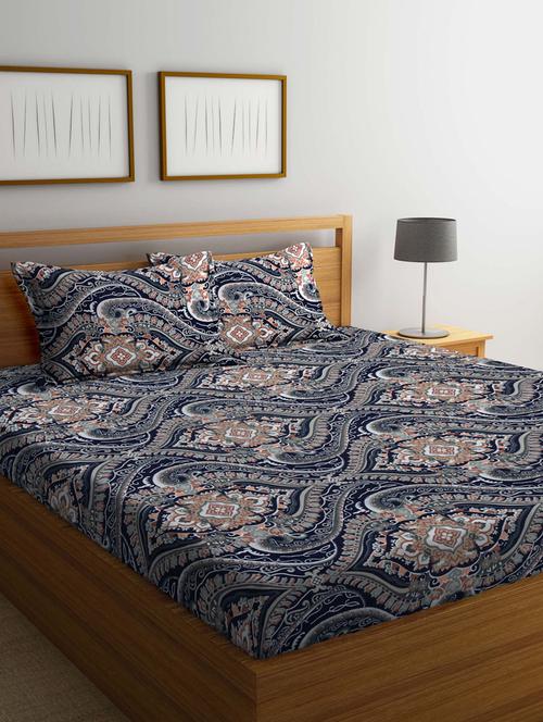 klotthe double bedsheet with 2 pillow covers - 20159935 - Very Small Image - 1