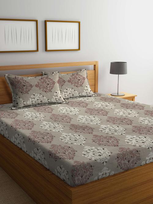 klotthe double bedsheet with 2 pillow covers - 20159938 - Very Small Image - 1