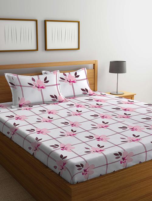 klotthe double bedsheet with 2 pillow covers - 20159949 - Very Small Image - 1