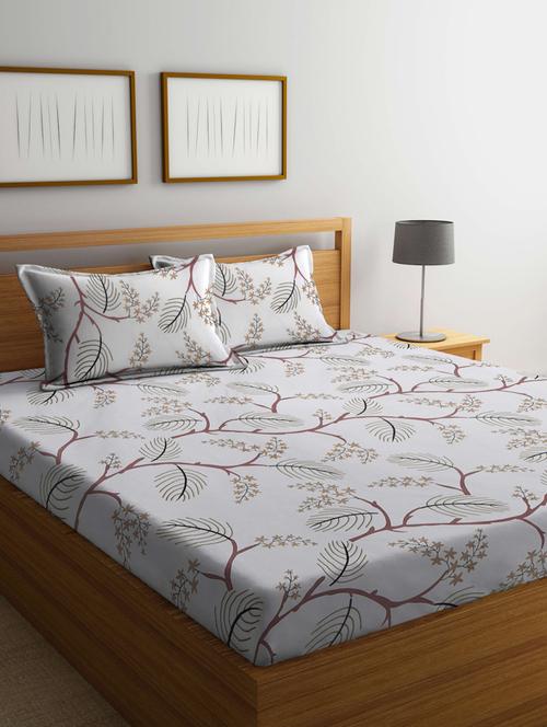 klotthe double bedsheet with 2 pillow covers - 20159951 - Very Small Image - 1