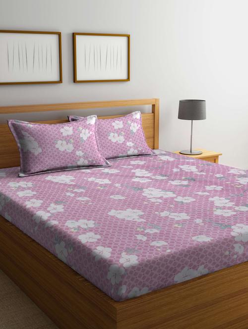 klotthe double bedsheet with 2 pillow covers - 20159958 - Very Small Image - 1