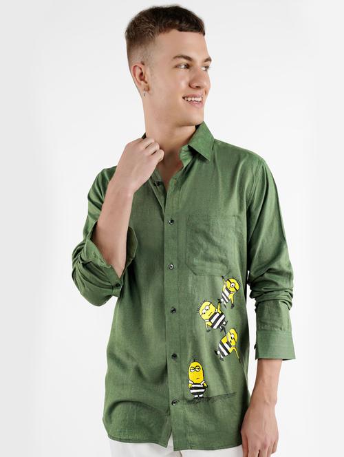 mens graphic casual shirt - 20160849 - Very Small Image - 1