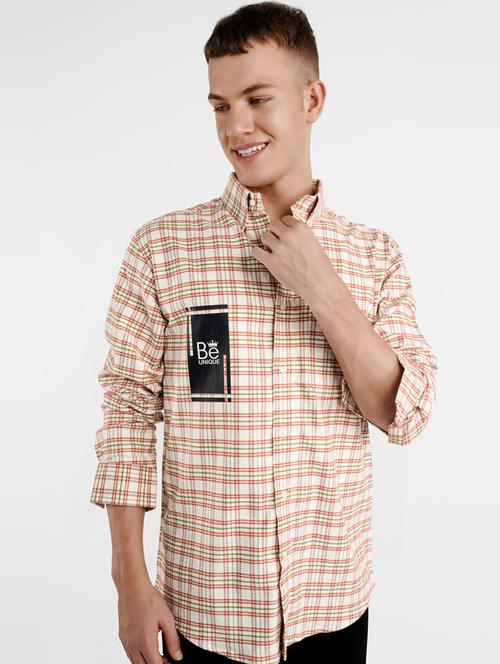 mens checks casual shirt - 20160939 - Very Small Image - 1