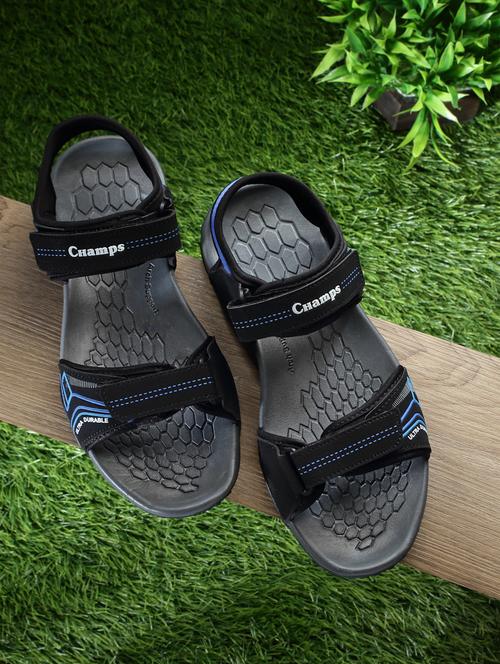 black back strap sandal - 20161598 - Very Small Image - 1