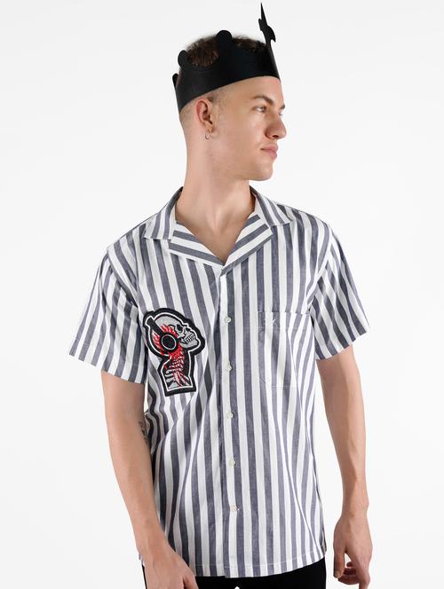 grey short sleeve casual shirt - 20162127 - Very Small Image - 1