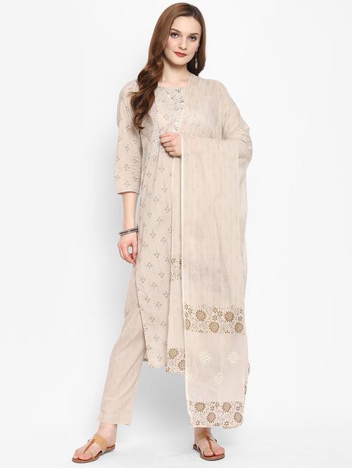 embroidered kurta pant suit set - 20167006 - Very Small Image - 1