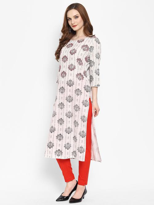 printed kurta pant set - 20167007 - Very Small Image - 1