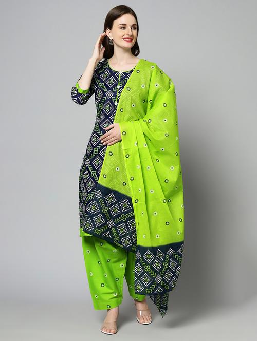 women blue unstitched patiyala suits - 20167522 - Very Small Image - 1