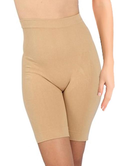 beige solid thighs & tummy shapewear - 20170215 - Very Small Image - 1