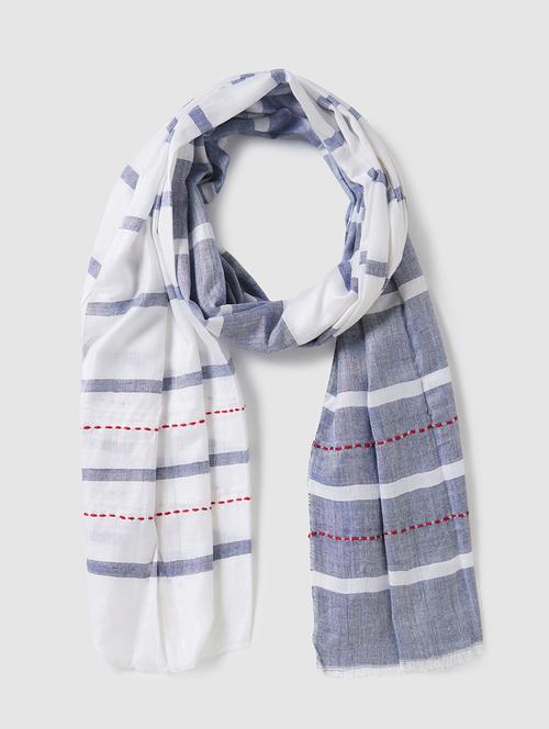 white striped scarf - 20171168 - Very Small Image - 1