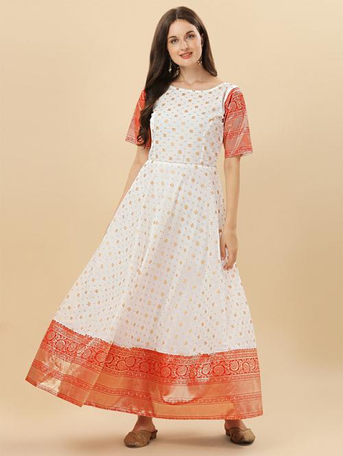 self design anarkali ethnic gown - 20171753 - Very Small Image - 1