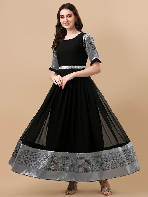 self design anarkali ethnic gown - 20171773 - Very Small Image - 1