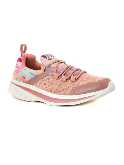 pink leatherette laceup sports shoes - 20172816 - Very Small Image - 1