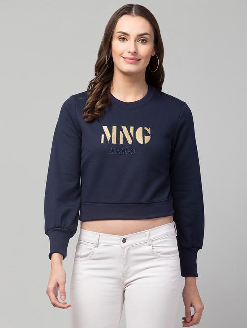 round neck solid regular sweatshirt - 20173658 - Very Small Image - 1