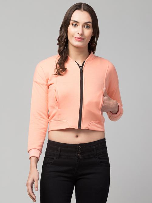 orange fleece summer jacket - 20173750 - Very Small Image - 1