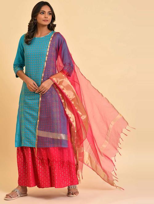 women's straight kurta - 20174349 - Very Small Image - 1