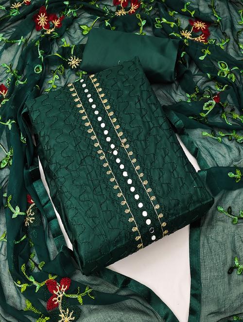 embroidered unstitched suit set - 20177026 - Very Small Image - 1