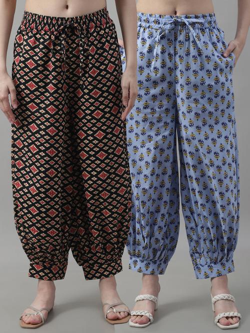 pack of 2 printed salwar with side pocket - 20178794 - Very Small Image - 1