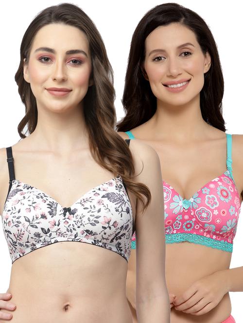 pack of 2 printed t-shirt bras - 20178892 - Very Small Image - 1