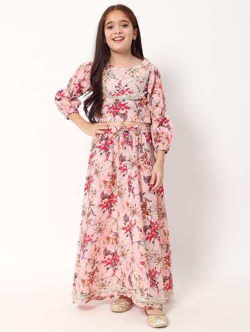 floral print lehenga choli - 20188081 - Very Small Image - 1