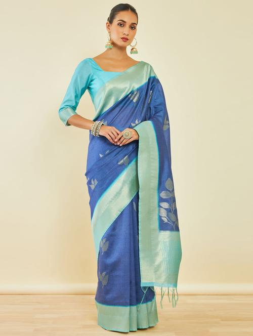 self design woven saree - 20189676 - Very Small Image - 1