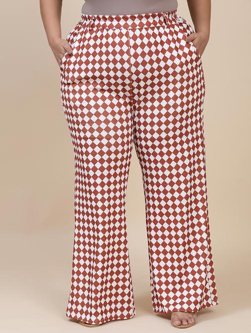 brown checks plus trouser - 20190426 - Very Small Image - 1
