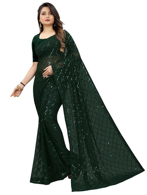 embroidered saree with blouse - 20193296 - Very Small Image - 1