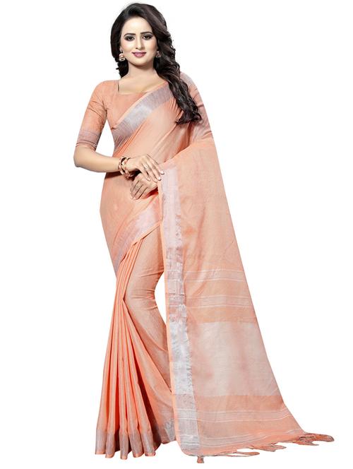 self design woven saree with blouse - 20194781 - Very Small Image - 1