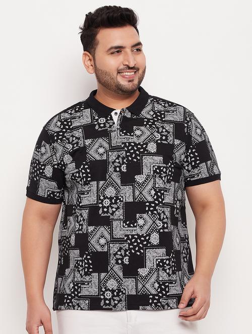 polo neck printed polo t-shirt - 20195393 - Very Small Image - 1