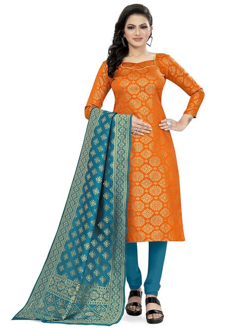 self design unstitched suit set - 20196261 - Very Small Image - 1