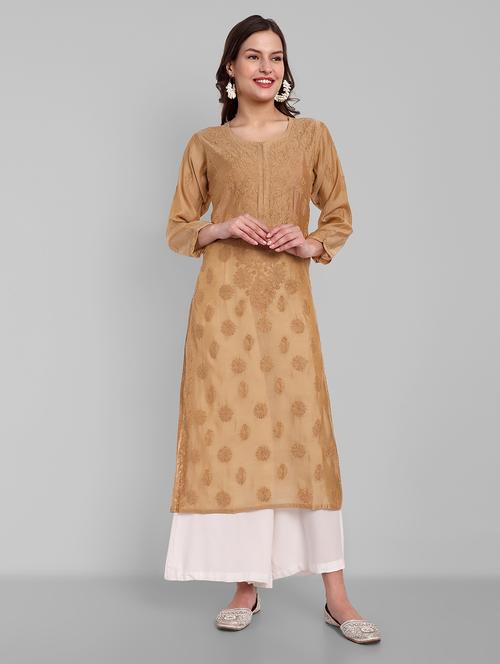 women's straight kurta - 20196817 - Very Small Image - 1