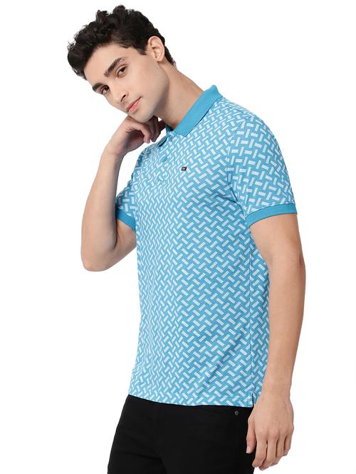 polo neck printed polo t-shirt - 20196842 - Very Small Image - 1
