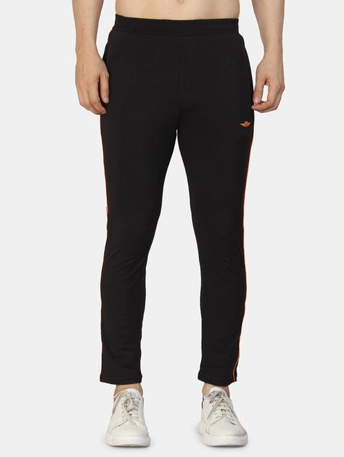 black lycra full length track pant - 20198403 - Very Small Image - 1