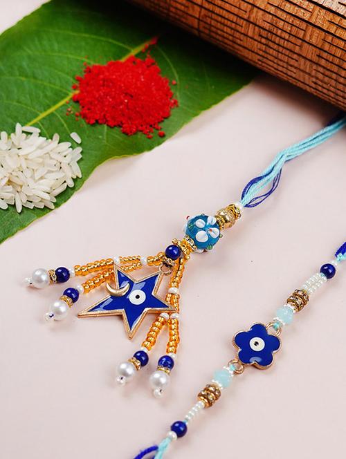 crazy corner pack of 2 thread rakhi - 20203641 - Very Small Image - 1