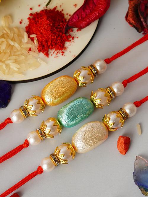 crazy corner pack of 3 rakhis - 20203670 - Very Small Image - 1