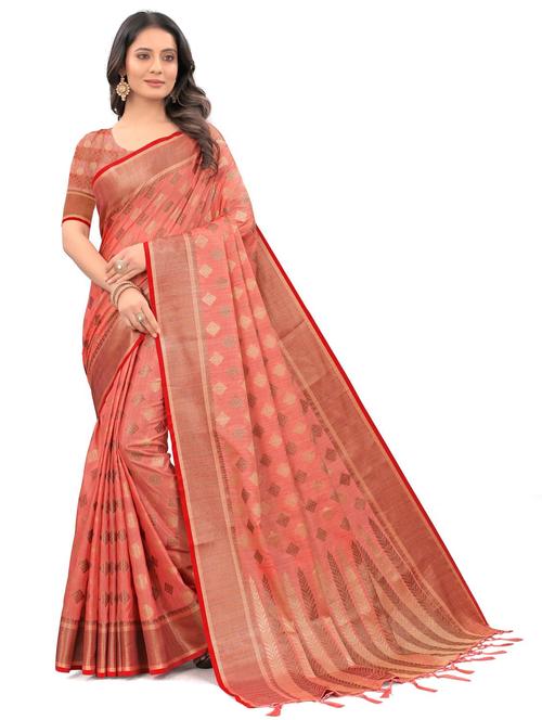 self design woven saree - 20204442 - Very Small Image - 1