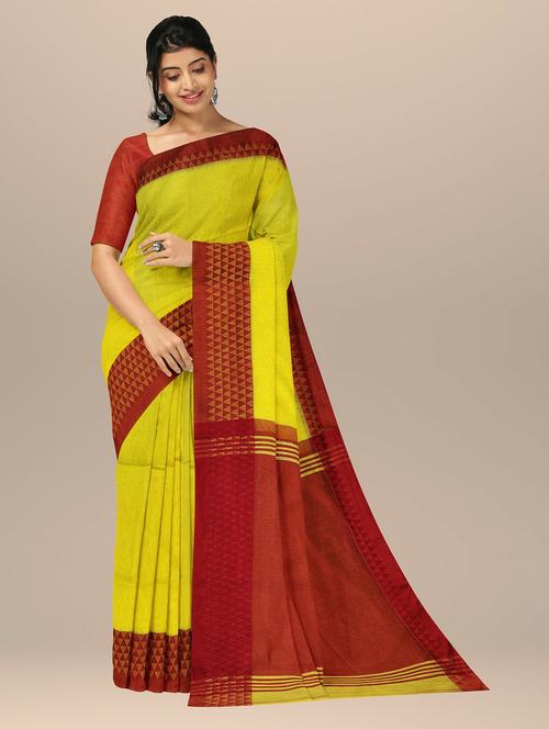 women's bordered green colored saree - 20204933 - Very Small Image - 1