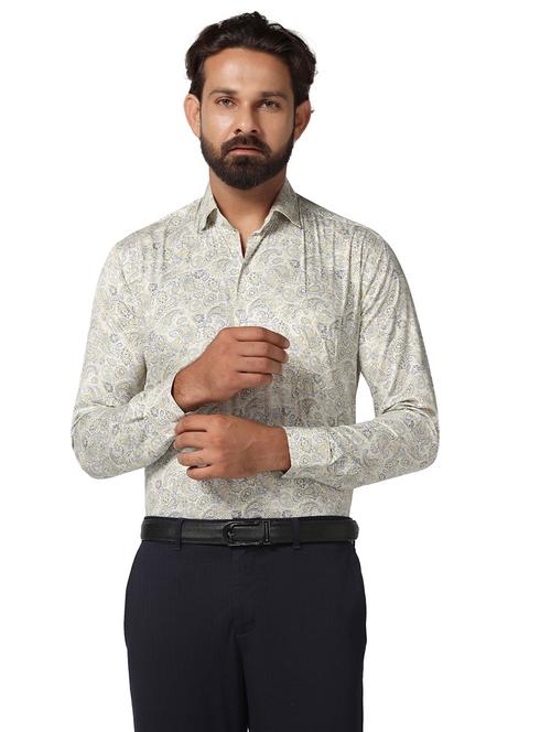 mens paisley casual shirt - 20207683 - Very Small Image - 1