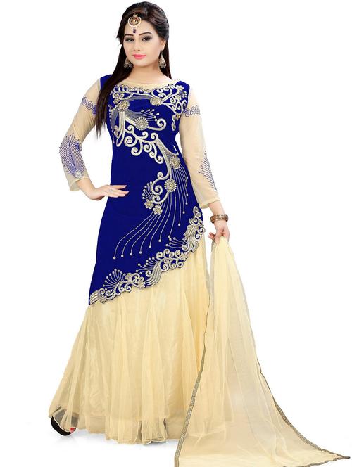 multi colored flared lehenga - 20209060 - Very Small Image - 1