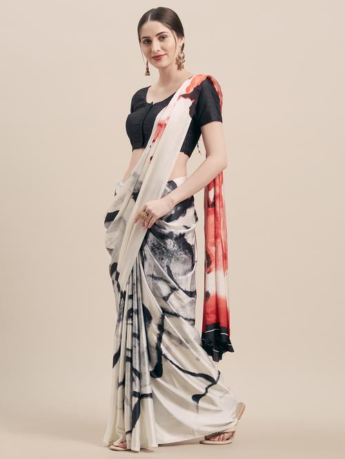 red ombre printed saree - 20213249 - Very Small Image - 1