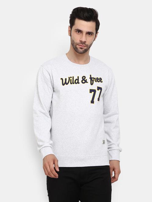 mens chest print sweatshirt - 20219948 - Very Small Image - 1