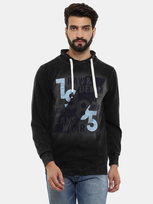 mens front print sweatshirt - 20219992 - Very Small Image - 1