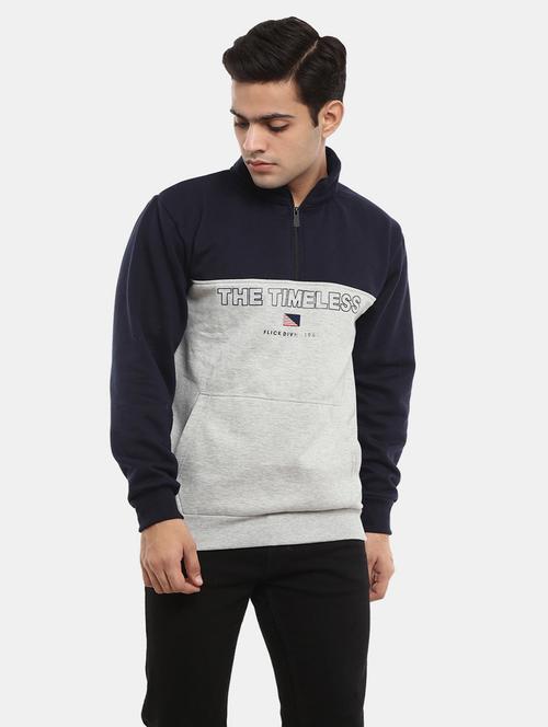 mens color block sweatshirt - 20220056 - Very Small Image - 1