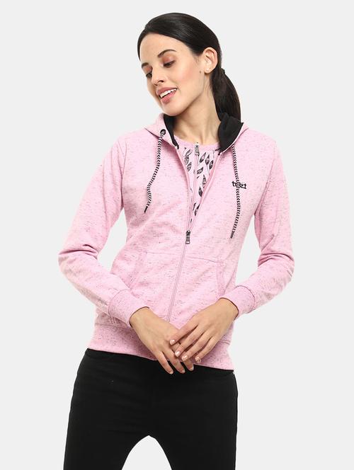 pink cotton hoodie jacket - 20220302 - Very Small Image - 1