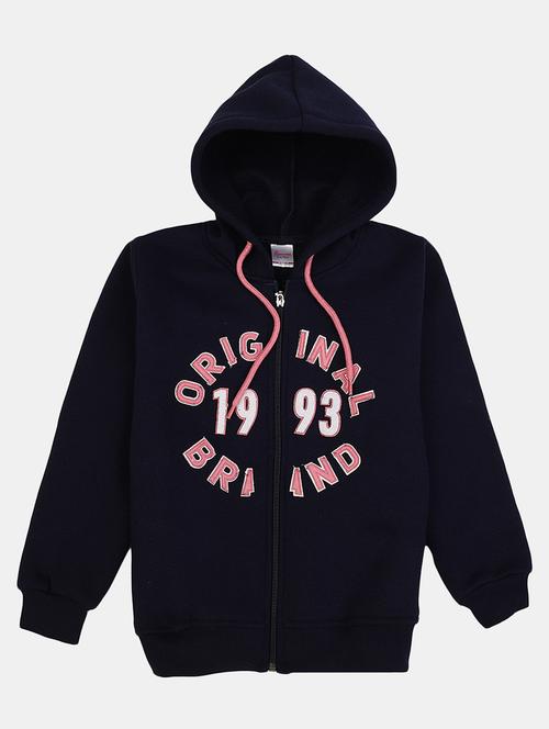 front print hood neck sweatshirt - 20220402 - Very Small Image - 1