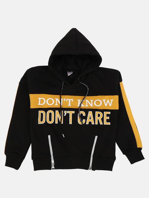 chest print hood neck sweatshirt - 20220411 - Very Small Image - 1