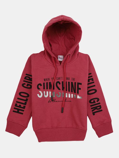front print hood neck sweatshirt - 20220416 - Very Small Image - 1