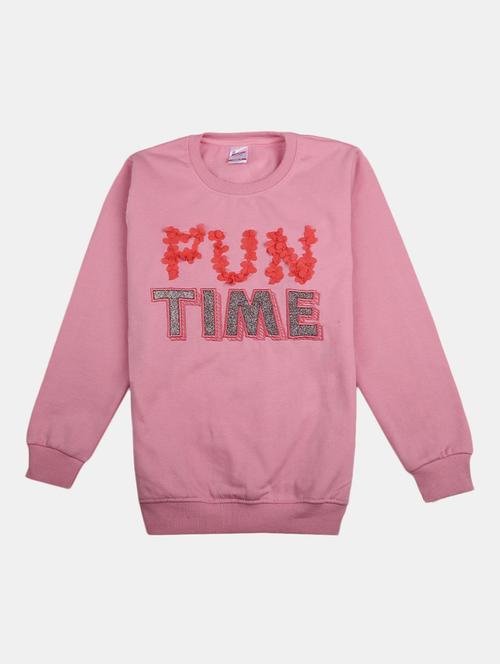chest print round neck sweatshirt - 20220446 - Very Small Image - 1
